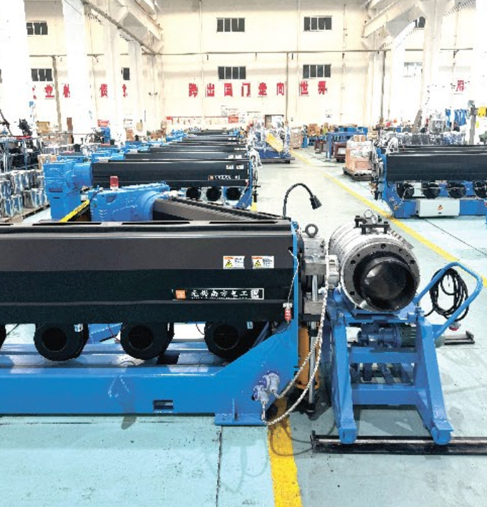 Cable sheathing extruder for PE PVC and LSZH cable jackets