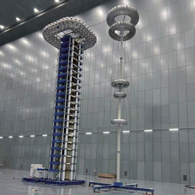 Impulse voltage test system for high voltage cables and accessories