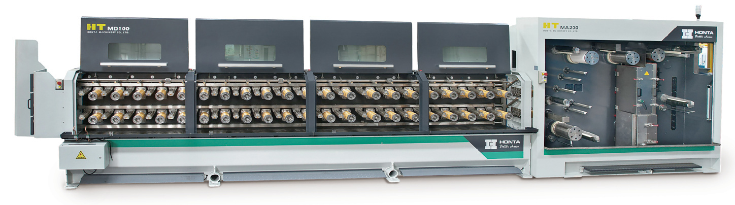 MD100 24-wire copper drawing machine with in-line annealing